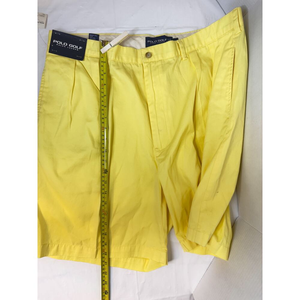 Polo Golf Ralph Lauren Yellow Shorts 40 NWT - Picture 6 of 11
